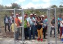 Familias de la comarca La Montañita en San Lorenzo, Boaco durante la inauguración del Mini Acueducto por Bombeo Eléctrico Solar.