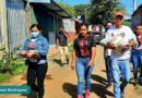 Juventud Sandinista realizó la entrega de los paquetes a héroes y mártires en el distrito 7 de Managua