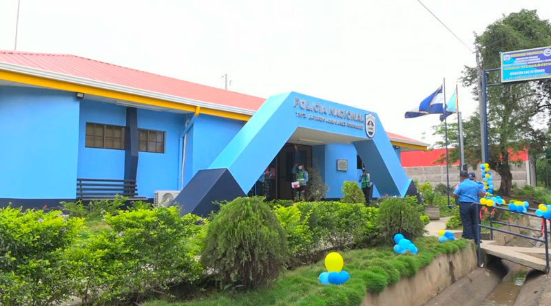 Fachada del Centro de Atención a la Ciudadanía “Inspector Santos Leoncio Raudales Hernández”, en Jalapa, Nueva Segovia.