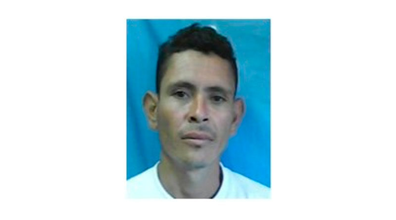 Delincuente Oscar Manuel García Flores, autor de muerte homicida en comunidad Santa Emilia, Matagalpa.