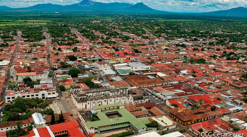 Vista panorámica de la ciudad de León