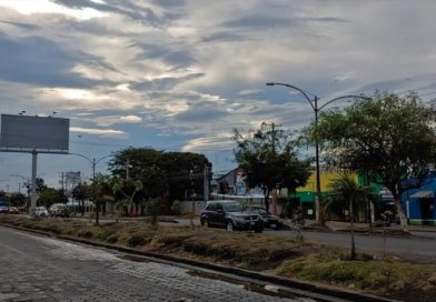 Cielo nublado de Managua en la Carretera Norte con probabilidad de lluvias por la tarde.