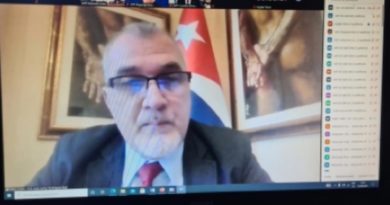 Embajador de Cuba, Compañero José Carlos Rodriguez Ruiz en reunión del PMA.