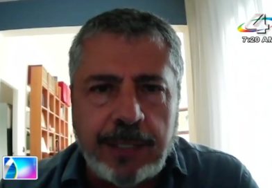 Fabrizio Casari en el programa de Revista en Vivo.