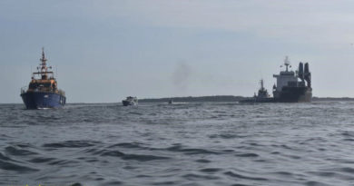 Embarcaciones de la Fuerza Naval brindando seguridad a embarcaciones