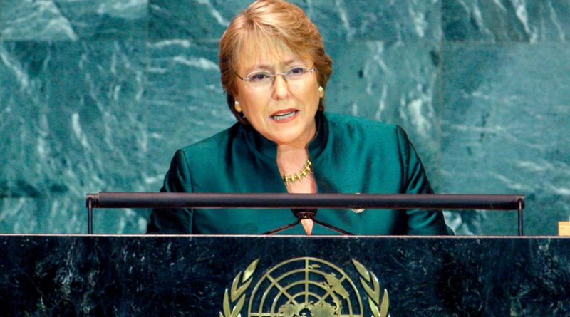 Michelle Bachelet, Alto Comisionado de la ONU para la Defensa del Crimen Organizado