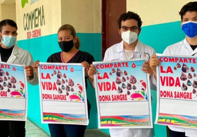 Personal de salud del MINSA durante Jornada de Sensibilización sobre la Donación de Sangre.