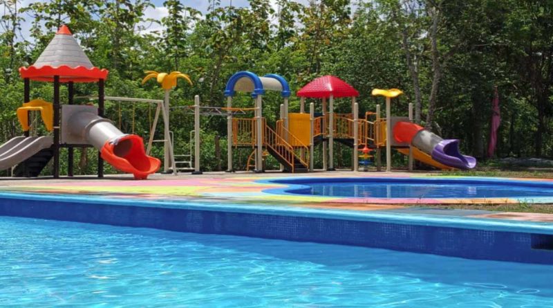 Piscinas del parque acuático en Niquinohomo