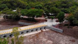 Nuevo puente vado de la ciudad de Pueblo Nuevo en el departamento de Estelí.