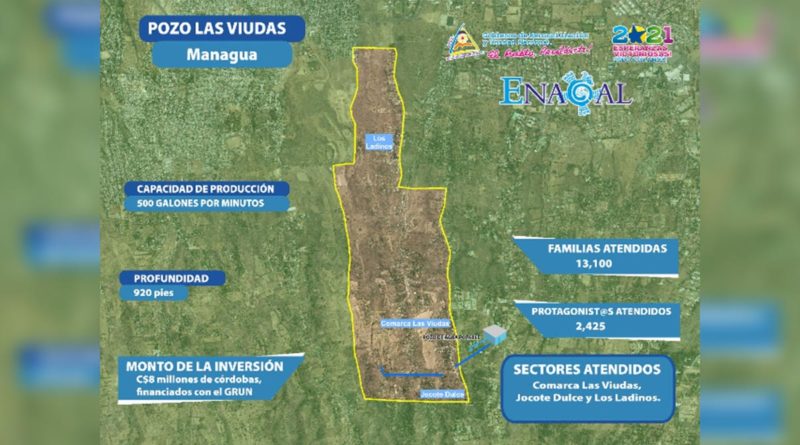 Mapa de ENACAL mostrando las zonas que contarán con el mejoramiento del servicio de agua potable