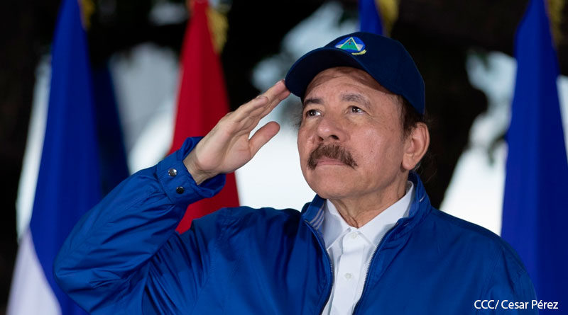 Presidente de la República de Nicaragua, Comandante Daniel Ortega Saavedra.