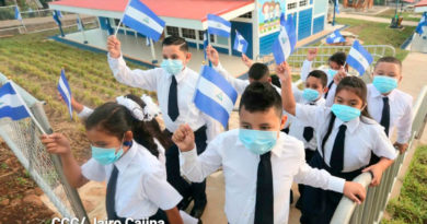 Estuantes nicaragüenses iniciando el segundo semestre del año escolar 2021