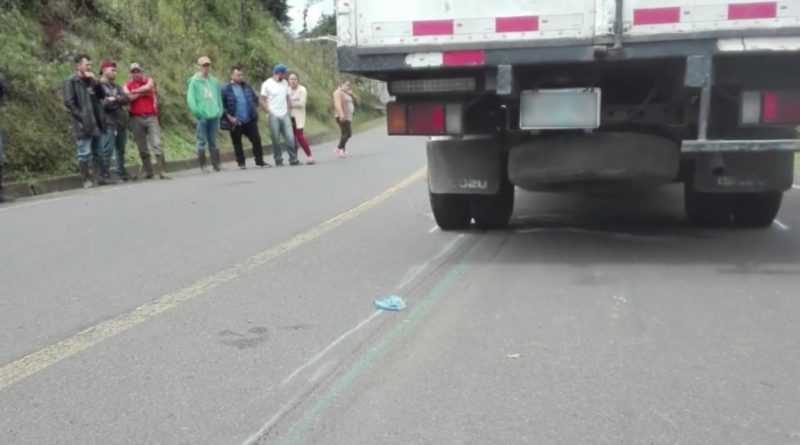 Camioncito involucrado en el accidente ocurrido en Juigalpa