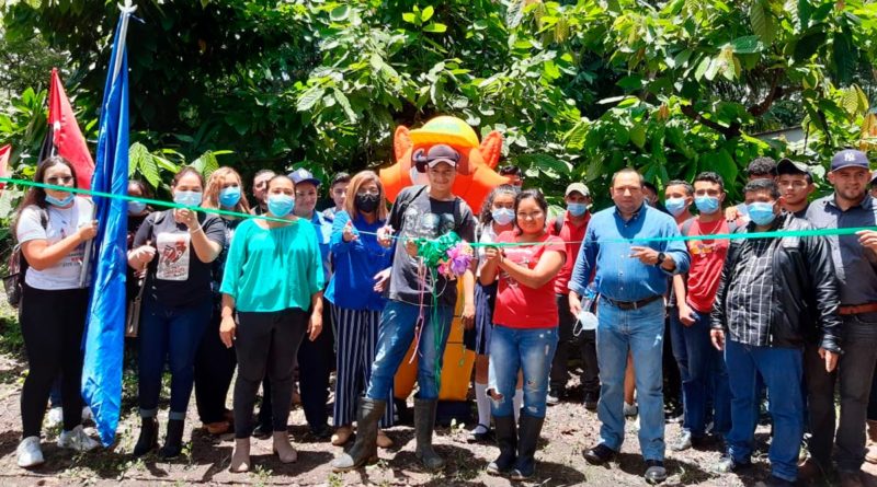 Inauguración del arboretum en el Centro Tecnológico Santiago Baldovino de Muy Muy, Matagalpa