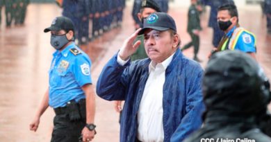 Presidente Comandante Daniel Ortega en el acto del 42 Aniversario de la Fuerza Aérea del Ejército de Nicaragua