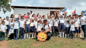 Inauguración de la Escuela Rosario Murillo en Bluefields