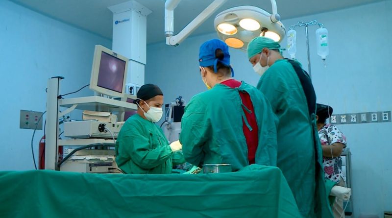 Paciente intervenido en jornada quirúrgica en el Hospital Manolo Morales.