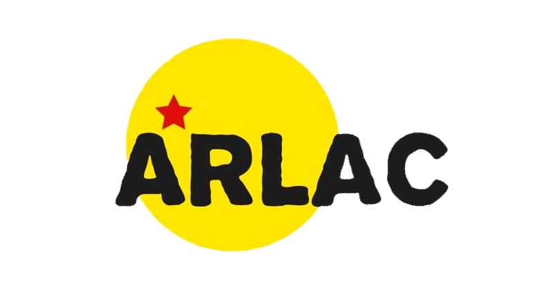 Logo de la Asociación Solidaria de Refugiados de América Latina y el Caribe en Bélgica (ARLAC) que condenan agresiones de Estados Unidos en contra de Nicaragua.