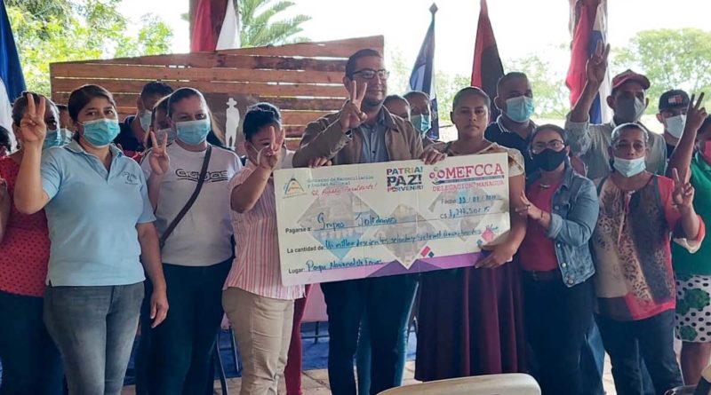 MEFCCA capitaliza a pequeños negocios en el campo de Managua