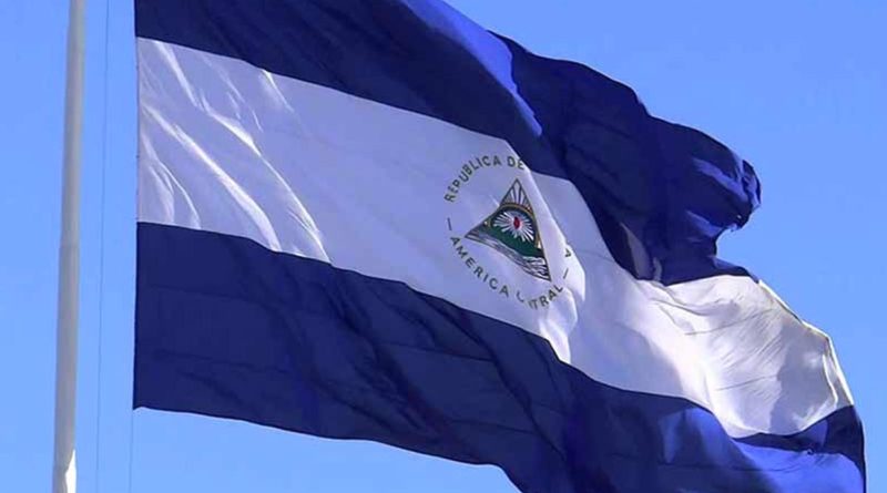 Bandera de la República de Nicaragua