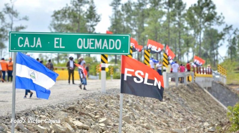 Uno de los puentes inaugurados por el MTI en el tramo Empalme Alamikamba – Prinzapolka