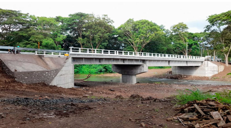 Nuevo Puente Cárdenas, de 58 metros de longitud en el departamento de Rivas