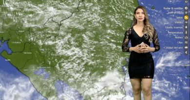 Crismara Mendoza brindado el reporte del clima en Nicaragua este jueves en Es Mi Día.