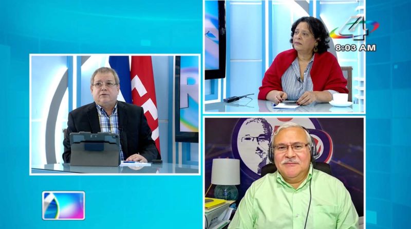 Adolfo Pastran, Eliezer Mora y Tirsa Sáenz en la Revista en Vivo, martes 27 de julio de 2021