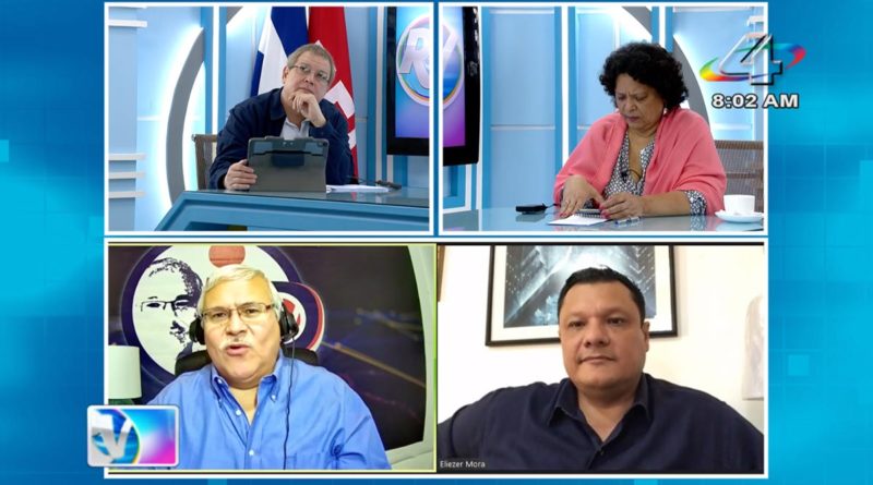 Tirsa Sáenz, Adolfo Pastrans y Eliezer Mora en la Revista en Vivo con Alberto Mora martes 20 de julio de 2021