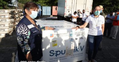 Nuevo lotes de Vacuna Sputnik V llega a Nicaragua