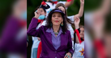 Vicepresidenta de Nicaragua, Rosario Murillo durante el 42 Aniversario de la Revolución Popular Sandinista, 19 de Julio del 2021