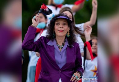 Vicepresidenta de Nicaragua, Rosario Murillo durante el 42 Aniversario de la Revolución Popular Sandinista, 19 de Julio del 2021