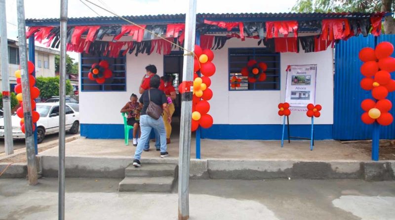 Vivienda nueva entregada a una familia de San Sebastián en Managua