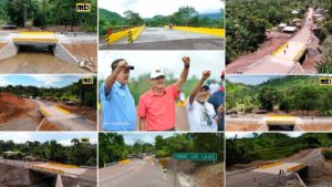 Puentes de concreto reforzado construidos entre el tramo Waslala - Siuna