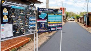 Mejoramiento vial realizado por la Alcaldía de Managua en el barrio Héroes y Mártires de Batahola