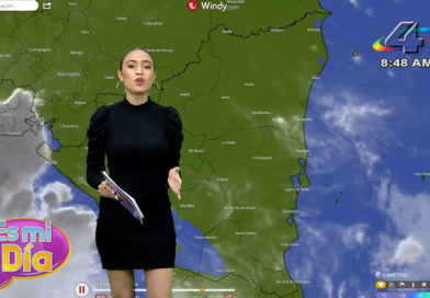 Mabel Canales en el programa Es Mi Día brindó el reporte del clima en Nicaragua
