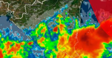 Caribe nicaragüenses bajo la influencia de un sistema de baja presión