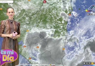 Lizandra Herrera en el programa Es Mi Día brindó el reporte del clima en Nicaragua
