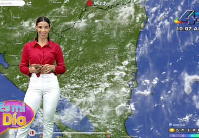 Crismara Mendoza en el programa Es Mi Día brindó el reporte del clima en Nicaragua.