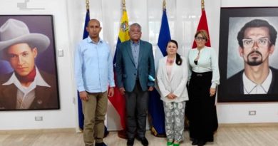 Diputado de la Asamblea Nacional de Venezuela visita la Embajada de Nicaragua