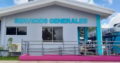 Vista frontal del nuevo Hospital Primario Francisco Martel Charrat en Quilalí