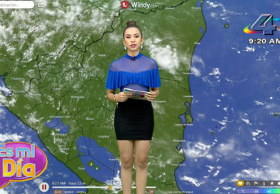 Idis Rodríguez en el programa Es Mi Día brindó el reporte del clima en Nicaragua.