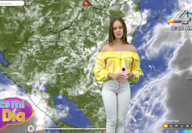 Lizandra Herrera en el programa Es Mi Día brindó el reporte del clima en Nicaragua