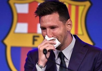Messi llorando