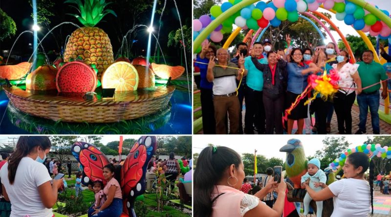 Inauguración parque municipal de La Concepción, Masaya