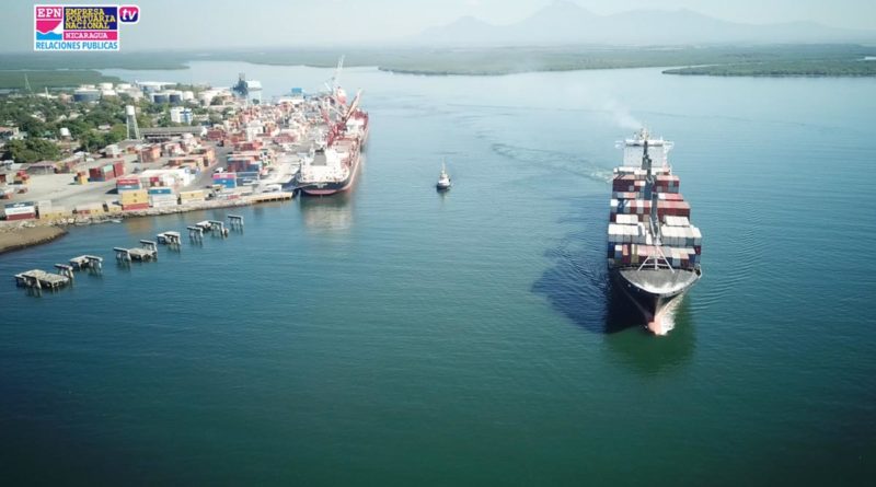 Vista aérea del Puerto de Corinto