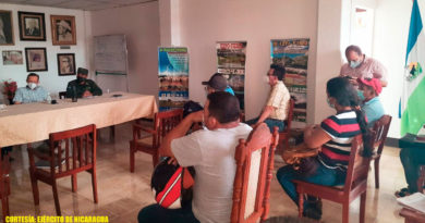 Ejército de Nicaragua participó en reunión con productores y ganaderos de Rivas