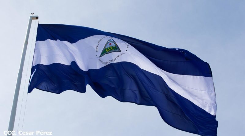 Foto Multinoticias / Bandera de Nicaragua