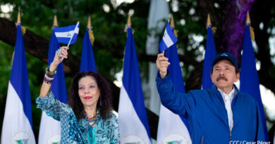 Foto Cortesía / Presidente Comandante Daniel Ortega recibimiento la Antorcha de la Libertad Centroamericana.
