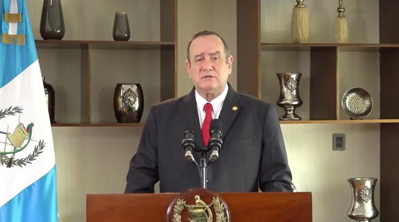 Alejandro Giammattei Presidente de la República de Guatemala